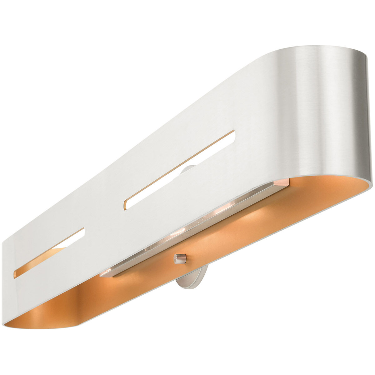 Ravena 4 Light 36 inch Brushed Nickel ADA Vanity Sconce Wall Light