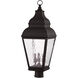 Exeter 3 Light 29.5 inch Bronze Outdoor Post Top Lantern