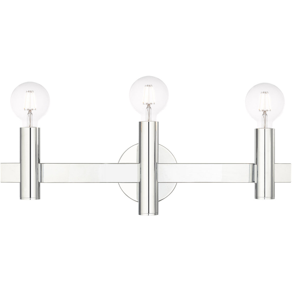 Helsinki 3 Light 24 inch Polished Chrome Vanity Sconce Wall Light