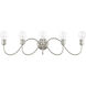 Lansdale 5 Light 34 inch Brushed Nickel Vanity Sconce Wall Light, Large