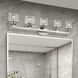 Bernardino 5 Light 44 inch Brushed Nickel Vanity Wall Sconce Wall Light