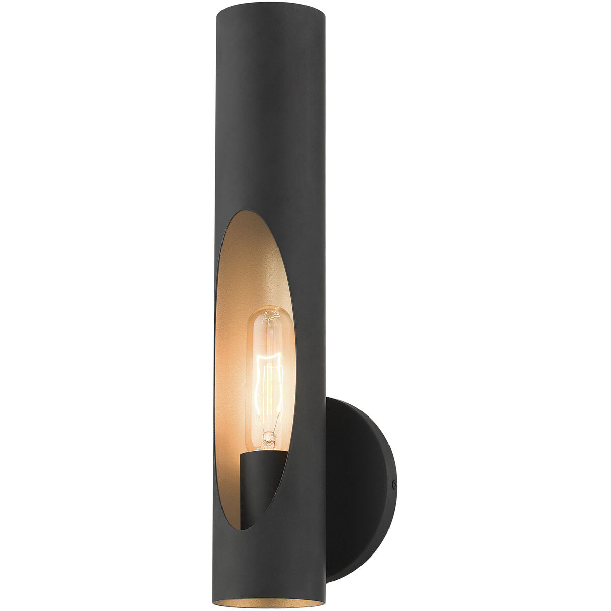 Novato 1 Light 5 inch Black ADA ADA Single Sconce Wall Light