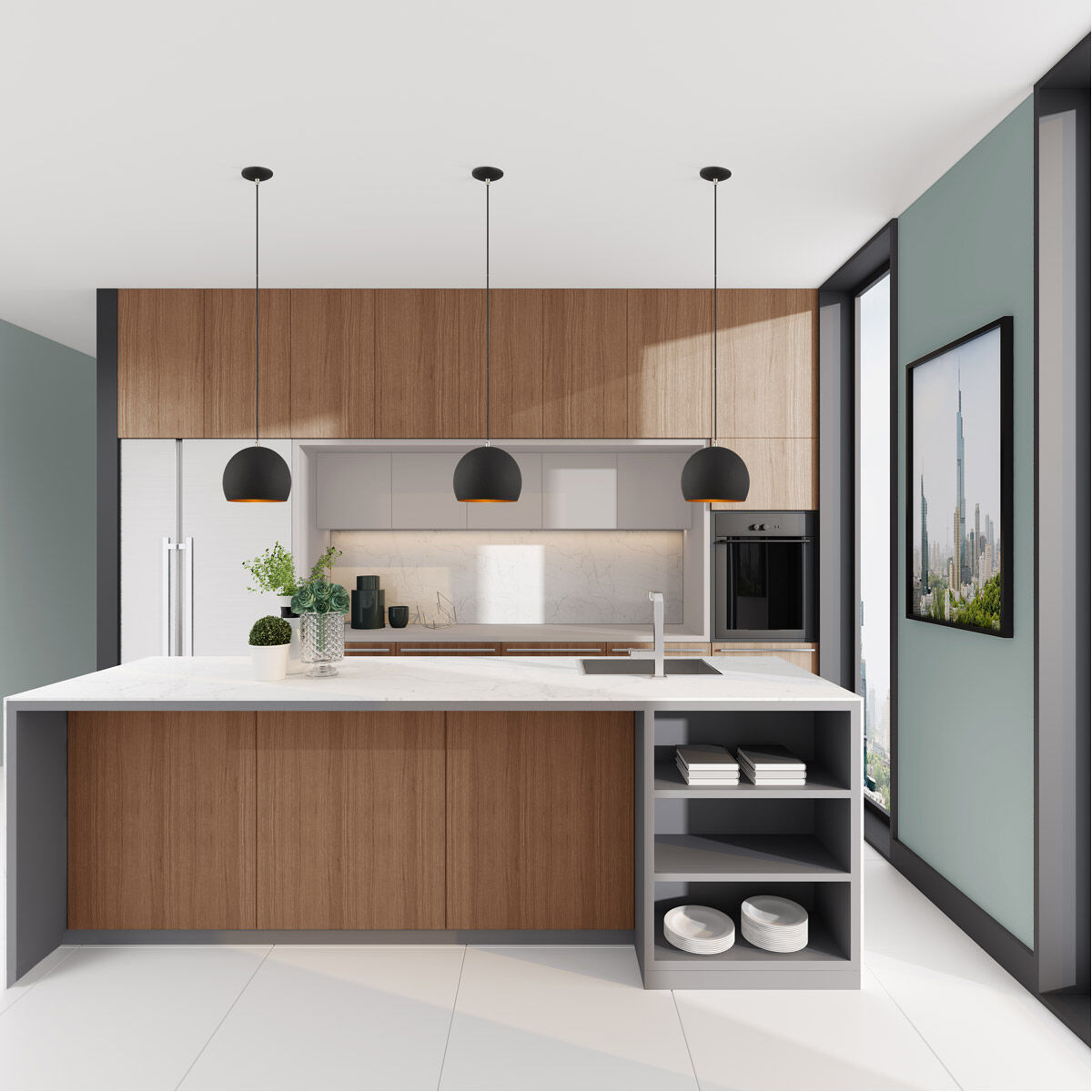 Allison 1 Light 10 inch Black Mini Pendant Ceiling Light