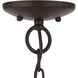 Aria 5 Light 24 inch Bronze Chandelier Ceiling Light