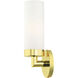 Aero 1 Light 4 inch Polished Brass ADA ADA Single Sconce Wall Light