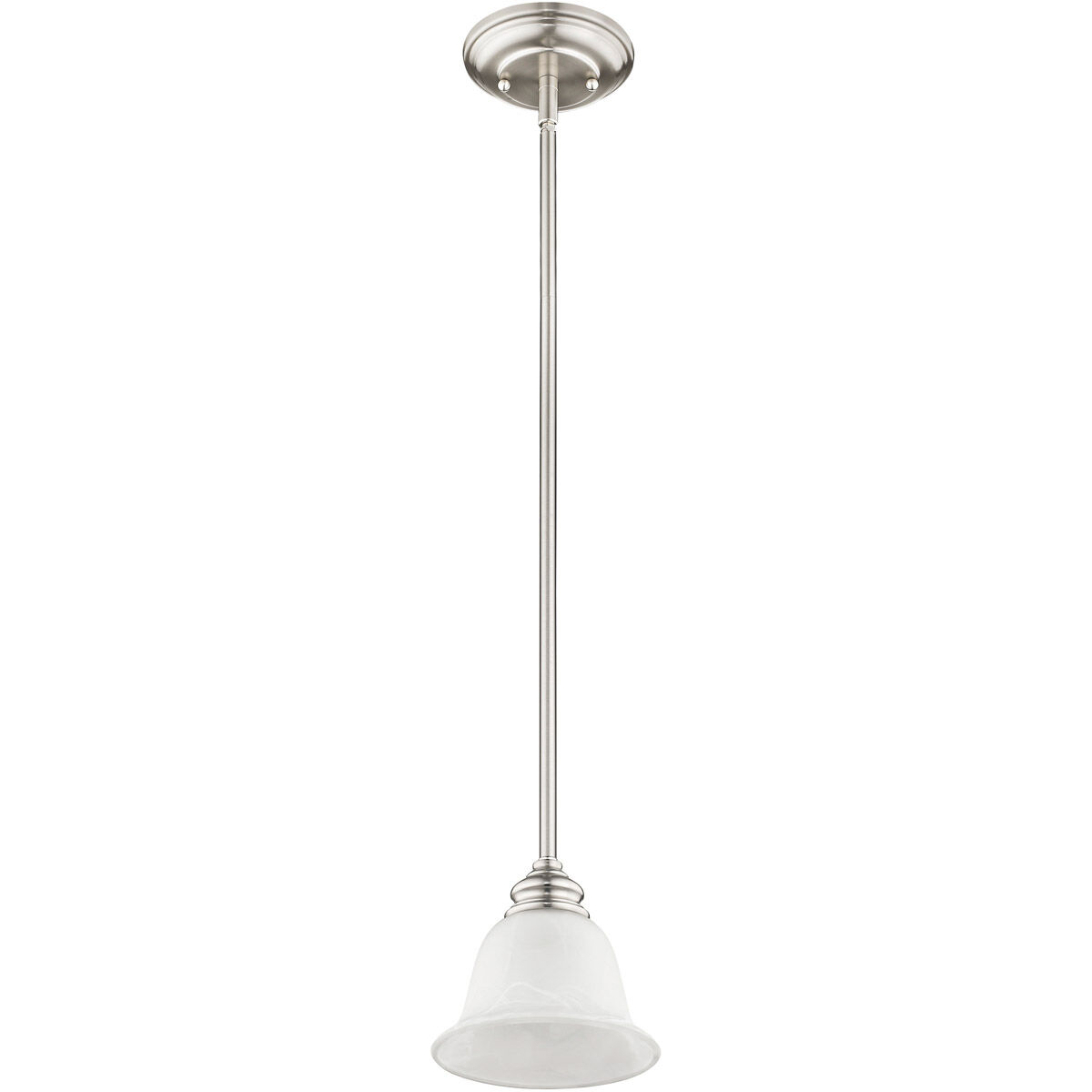 Essex 1 Light 6 inch Brushed Nickel Mini Pendant Ceiling Light
