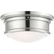 Astor 2 Light 11 inch Polished Chrome Flush Mount Ceiling Light