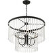 Elizabeth 5 Light 24 inch Black Pendant Chandelier Ceiling Light