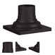 Outdoor 6 inch Bronze Outdoor Pier Mount Adaptors