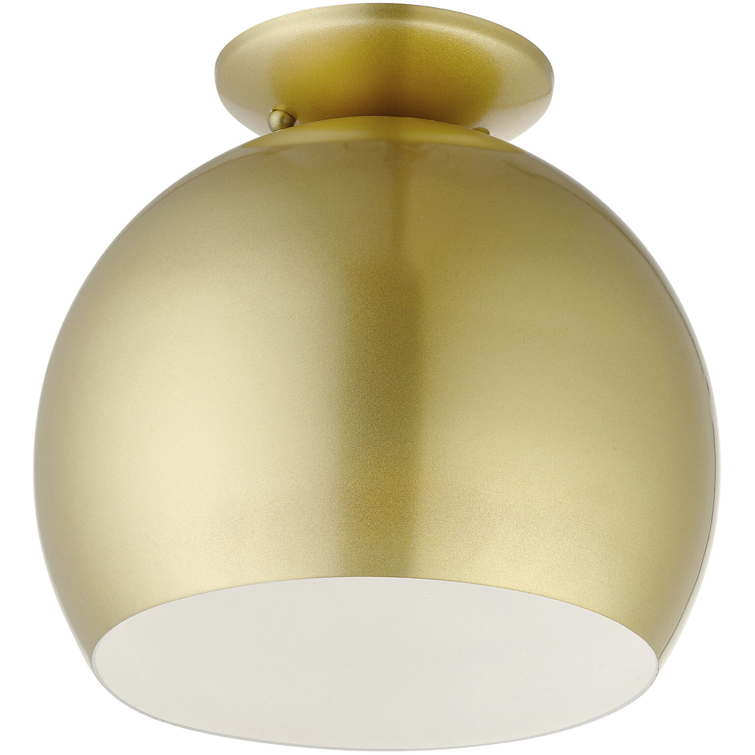Piedmont 1 Light 10 inch Soft Gold Semi-Flush Mount Ceiling Light