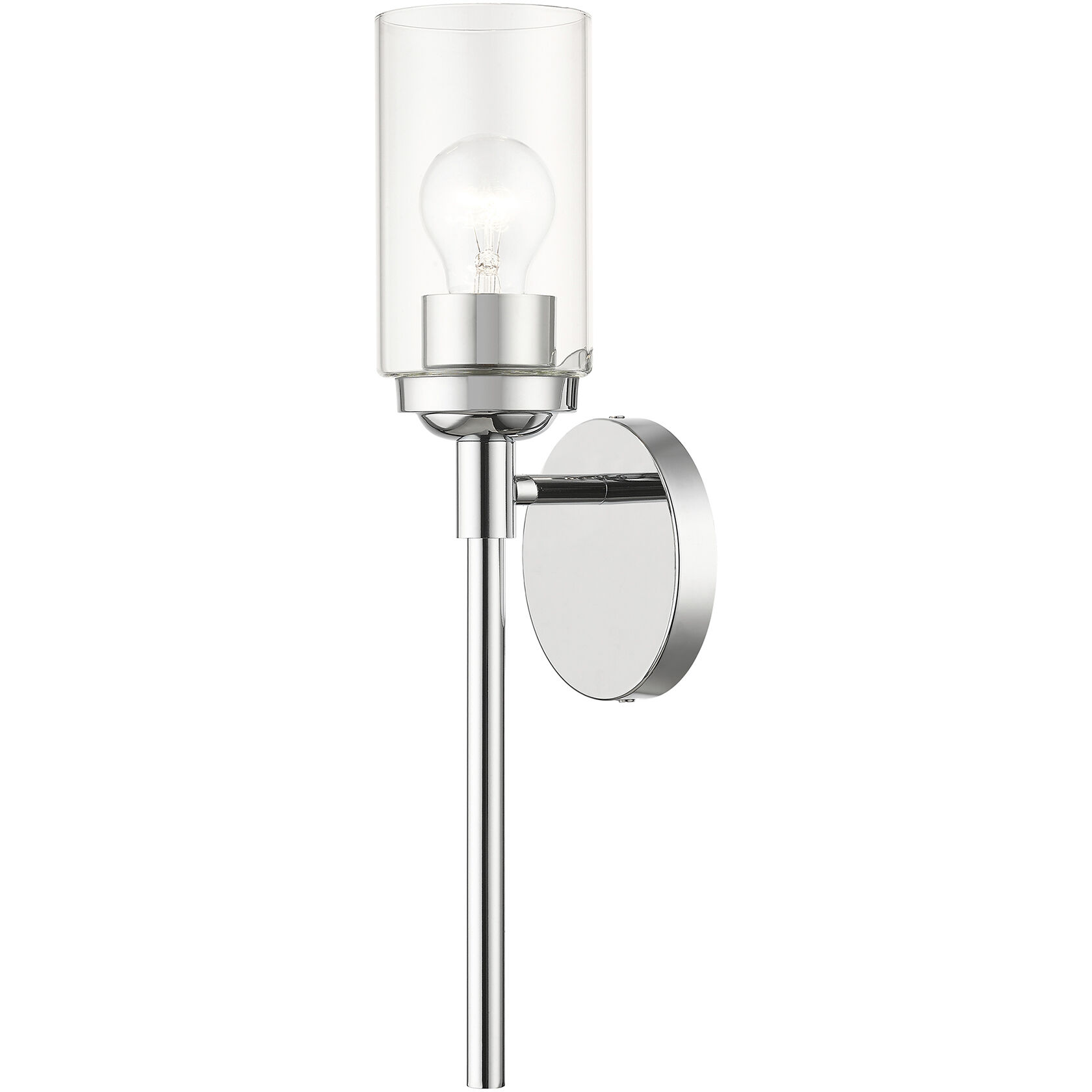 Whittier 1 Light 4.75 inch Polished Chrome ADA Wall Sconce Wall Light, Single