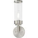 Hillcrest 1 Light 5 inch Brushed Nickel ADA ADA Wall Sconce Wall Light