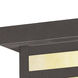 Montclair Mission 3 Light 13 inch Bronze Outdoor Ceiling Mount