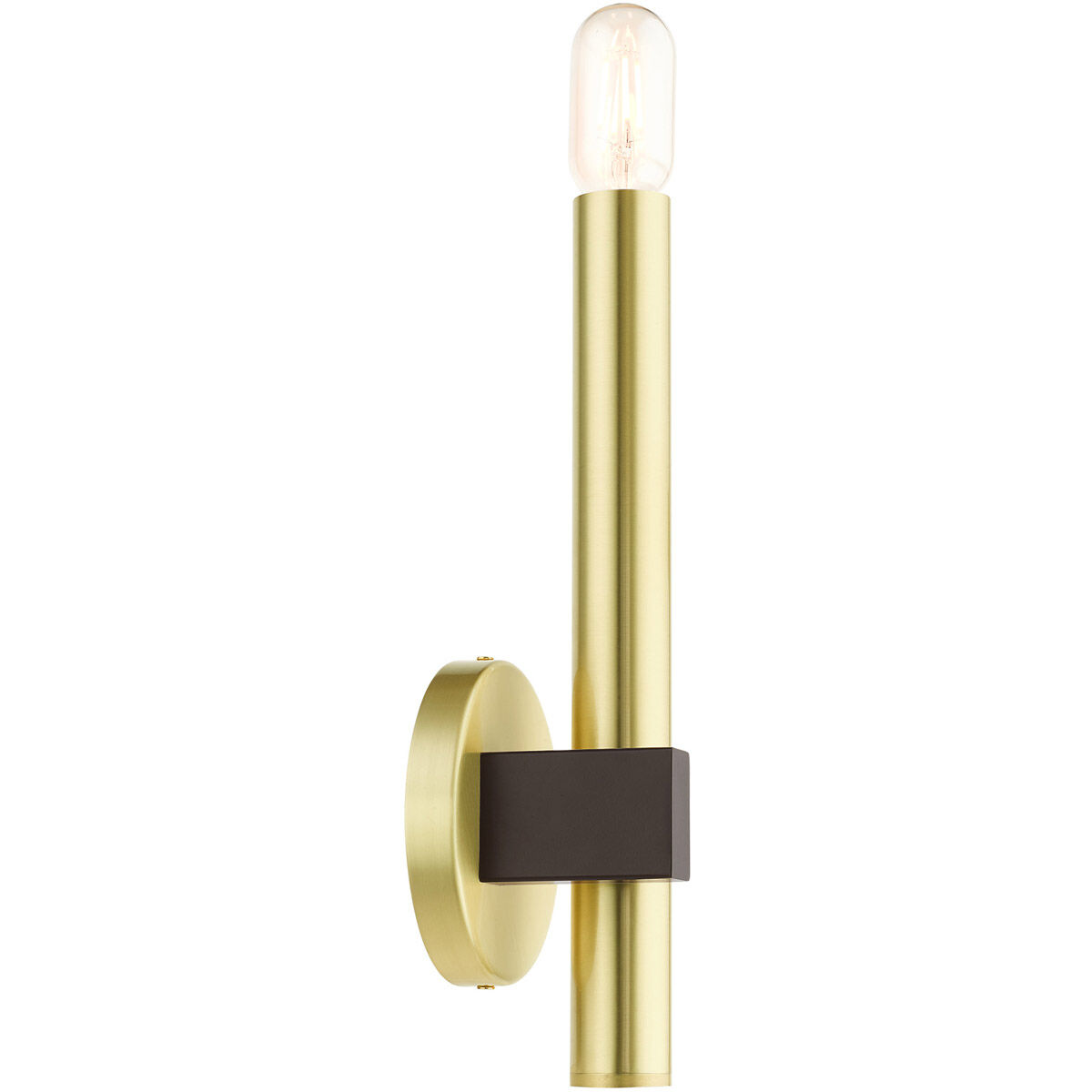 Helsinki 1 Light 5 inch Satin Brass ADA ADA Single Sconce Wall Light