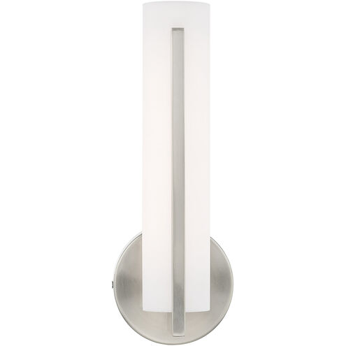 Visby LED 4 inch Brushed Nickel ADA ADA Wall Sconce Wall Light