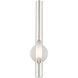 Acra 1 Light 5 inch Brushed Nickel ADA ADA Single Sconce Wall Light