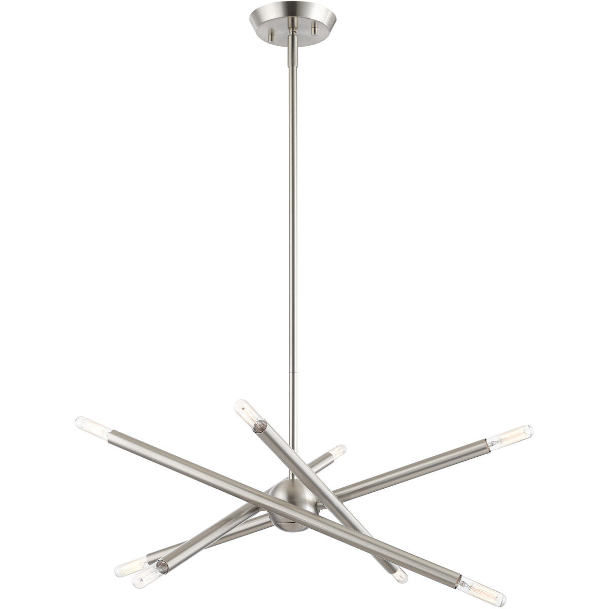 Soho 8 Light 20 inch Brushed Nickel Chandelier Ceiling Light