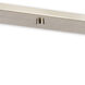 Summit 4 Light 36 inch Brushed Nickel Linear Chandelier Ceiling Light