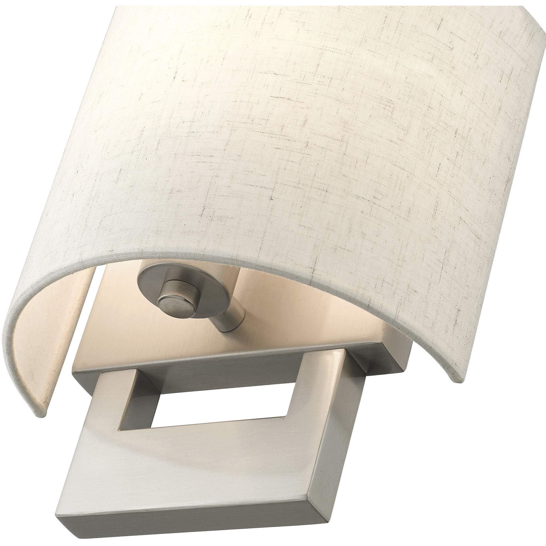 Petite 1 Light 8 inch Brushed Nickel ADA Wall Sconce Wall Light