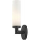 Aero 1 Light 4 inch Black ADA ADA Single Sconce Wall Light
