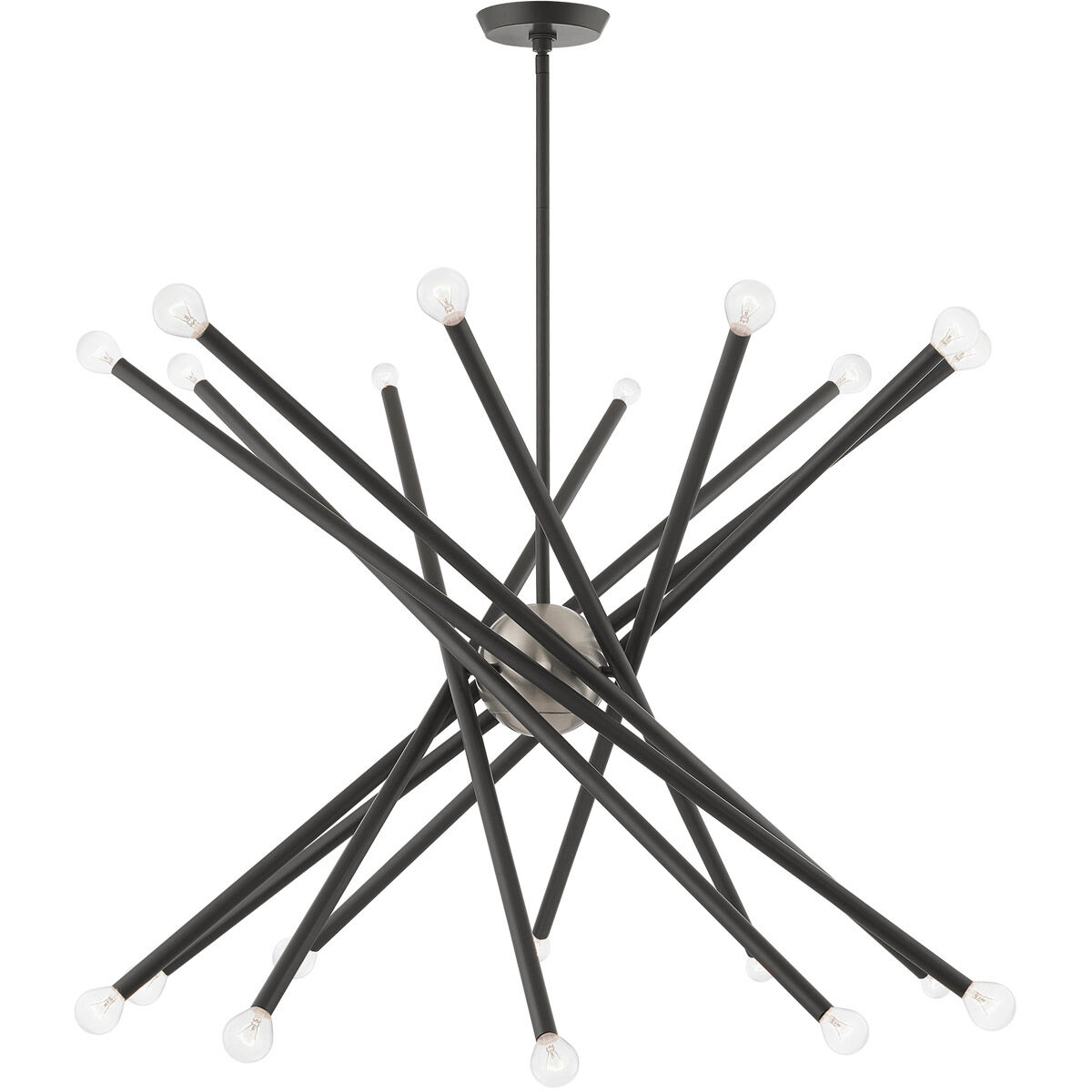 Soho 20 Light 37.5 inch Scandinavian Gray Chandelier Ceiling Light