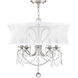 Newcastle 5 Light 20 inch Brushed Nickel Chandelier Ceiling Light