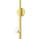 Bannister 1 Light 5 inch Satin Brass Wall Sconce Wall Light
