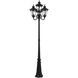 Oxford 4 Light 93 inch Textured Black Outdoor Post Light 