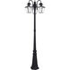 Westover 3 Light 80.13 inch Black Outdoor 3 Head Post Light
