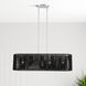 Acordia 4 Light 36 inch Painted Nickel Linear Chandelier Ceiling Light, Large