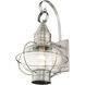 Newburyport 1 Light 21 inch Brushed Nickel Outdoor Wall Lantern