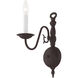 Williamsburgh 1 Light 5 inch Bronze Wall Sconce Wall Light