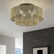 Acordia 4 Light 21 inch English Bronze Semi Flush Mount Ceiling Light, Extra Large