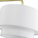 Manorwood 3 Light 49 inch Soft Gold Linear Chandelier Ceiling Light