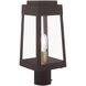 Oslo 1 Light 15 inch Bronze Outdoor Post Top Lantern