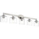 Bernardino 5 Light 44 inch Brushed Nickel Vanity Wall Sconce Wall Light