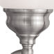 Essex 1 Light 6.25 inch Brushed Nickel Bath Vanity Wall Light