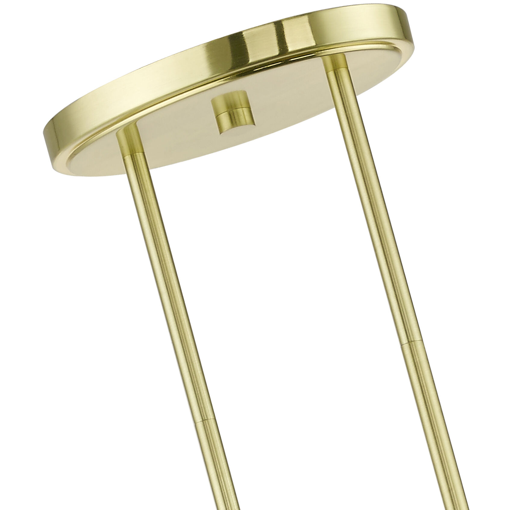 Willow 4 Light 36 inch Satin Brass Linear Chandelier Ceiling Light