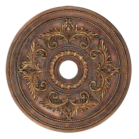 Versailles Crackled Greek Bronze Ceiling Medallion