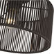 Acordia 1 Light 12 inch English Bronze Semi Flush Mount Ceiling Light, Medium