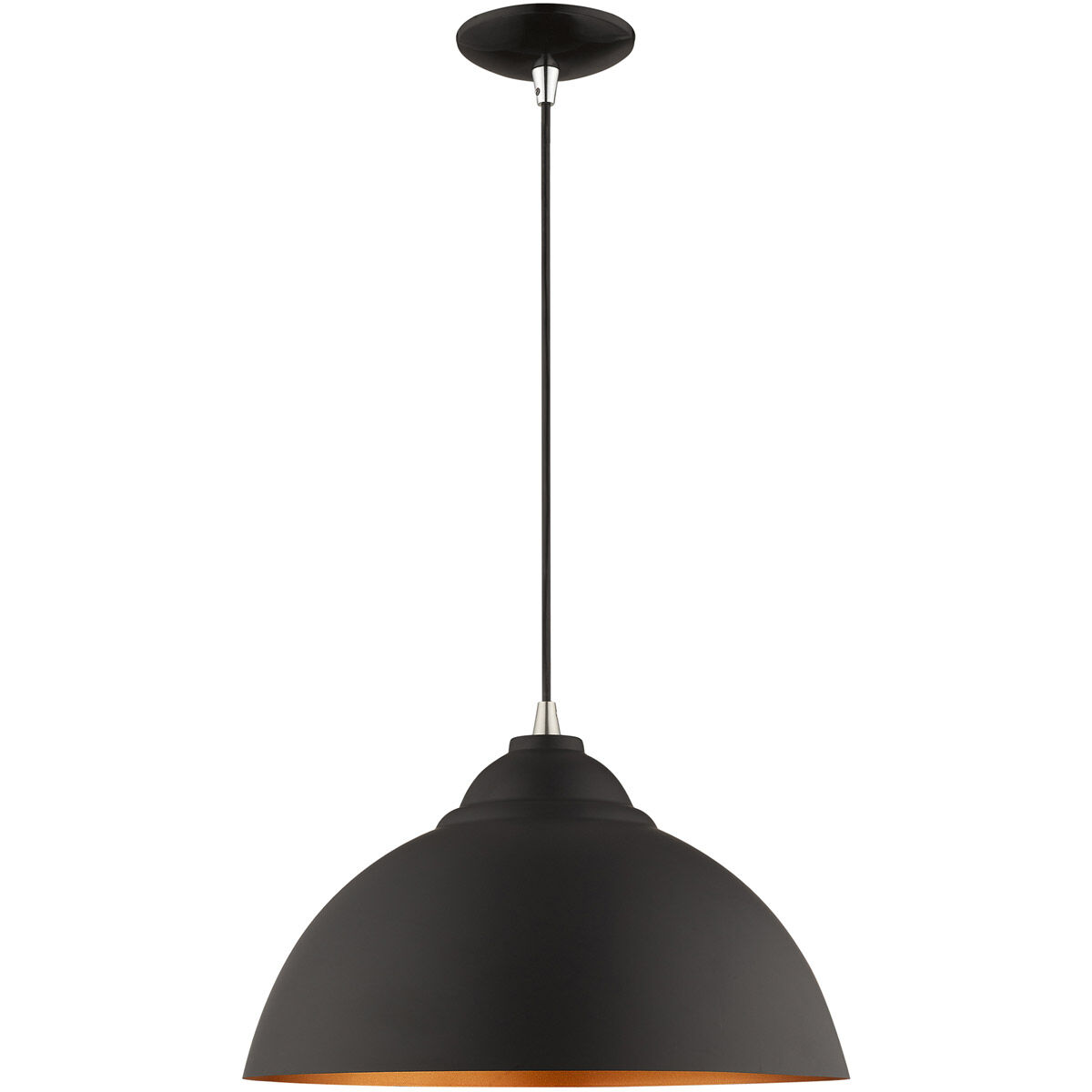 Allison 1 Light 16 inch Black Mini Pendant Ceiling Light