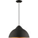 Allison 1 Light 16 inch Black Mini Pendant Ceiling Light