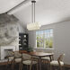 Manorwood 3 Light 30 inch English Bronze Linear Chandelier Ceiling Light, Medium