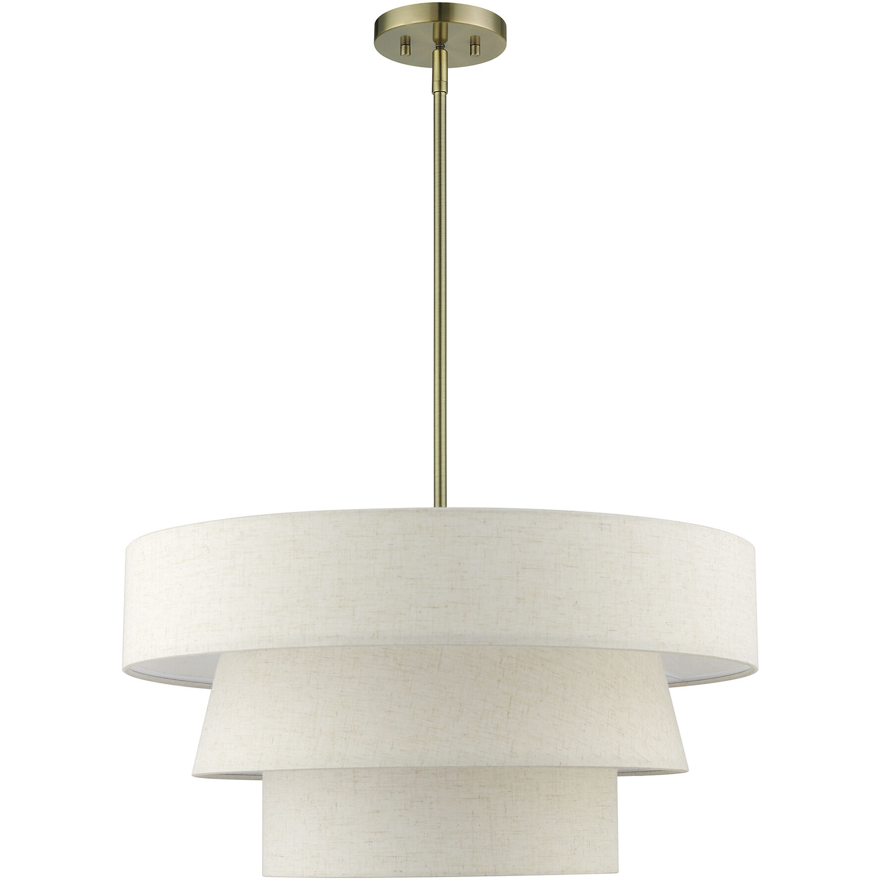 Chandler 4 Light 23 inch Antique Brass Pendant Chandelier Ceiling Light