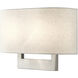 Allison Wall Sconce Wall Light in Brushed Nickel, Medium