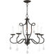 Callisto 5 Light 24 inch English Bronze Chandelier Ceiling Light