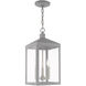 Nyack 3 Light 8.25 inch Nordic Gray Outdoor Pendant Lantern