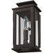 Princeton 1 Light 9 inch Bronze Outdoor Wall Lantern