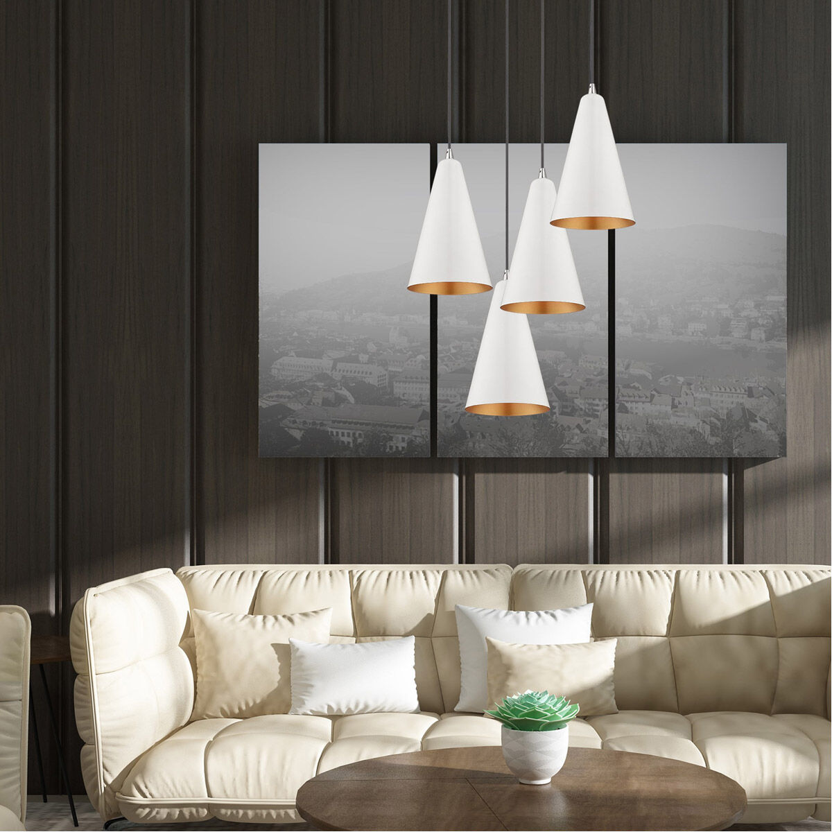 Allison 1 Light 7 inch Shiny White Mini Pendant Ceiling Light