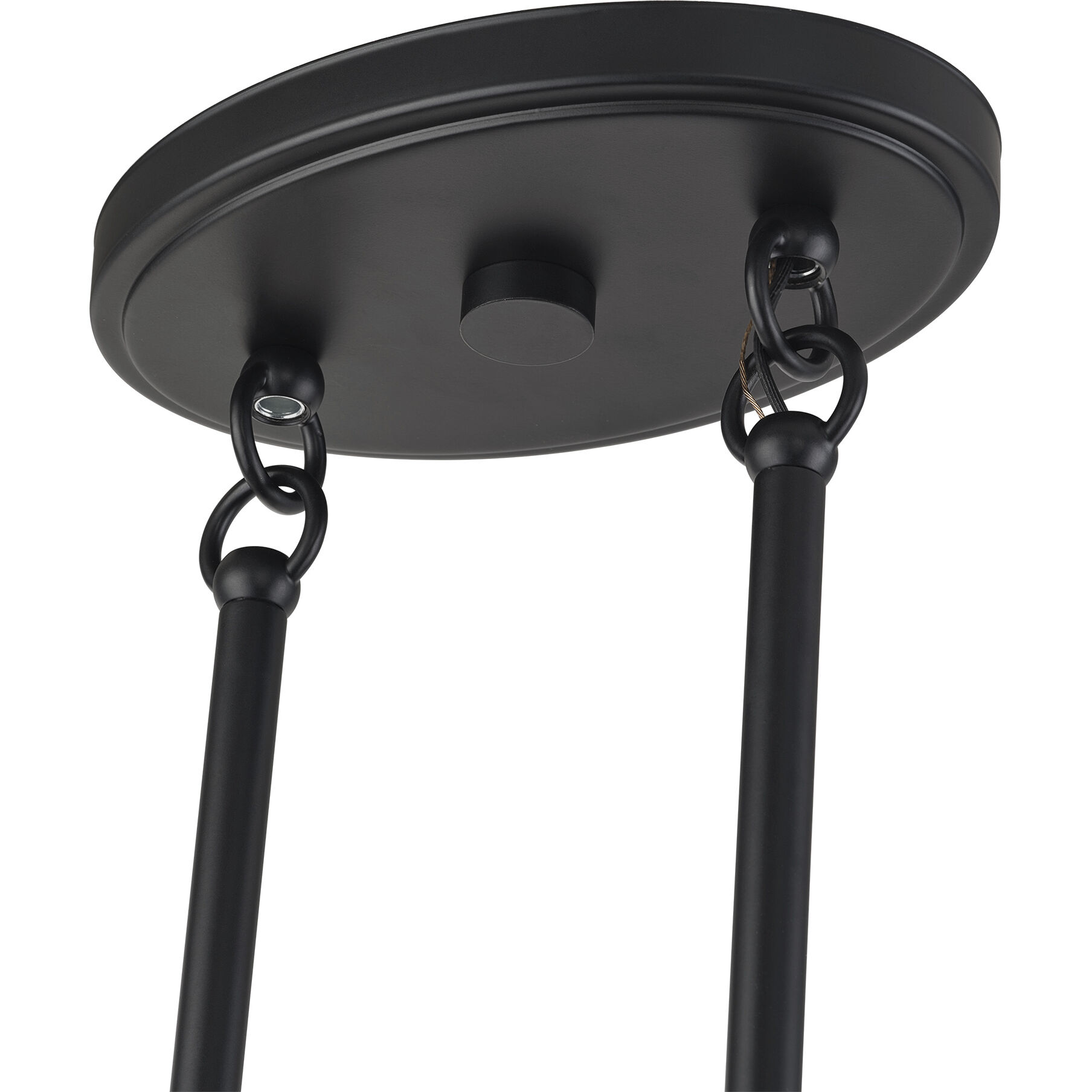 Weavington 3 Light 46 inch Black Linear Chandelier Ceiling Light, Extra Large